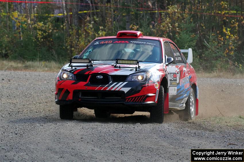 Andrew Layton / Joe Layton Subaru Impreza on SS1, Al's Playground I.