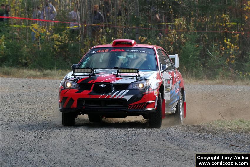 Andrew Layton / Joe Layton Subaru Impreza on SS1, Al's Playground I.