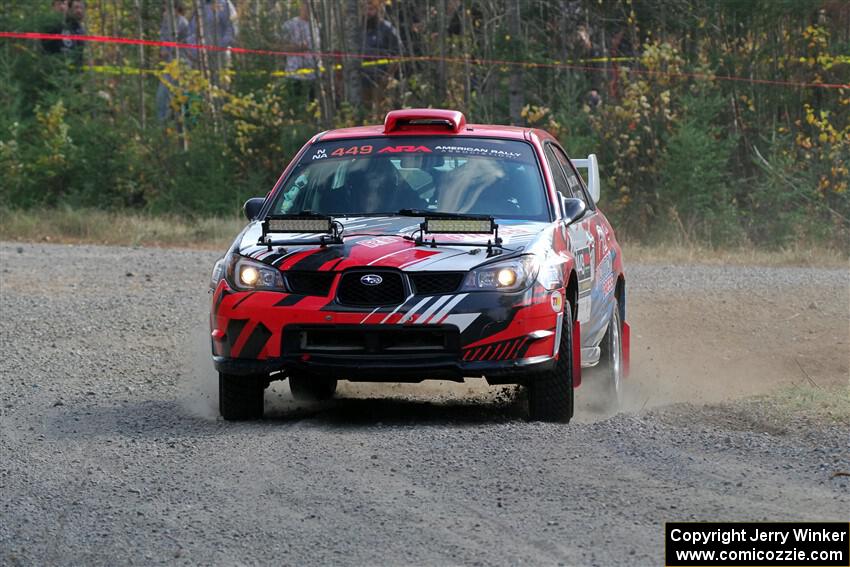 Andrew Layton / Joe Layton Subaru Impreza on SS1, Al's Playground I.