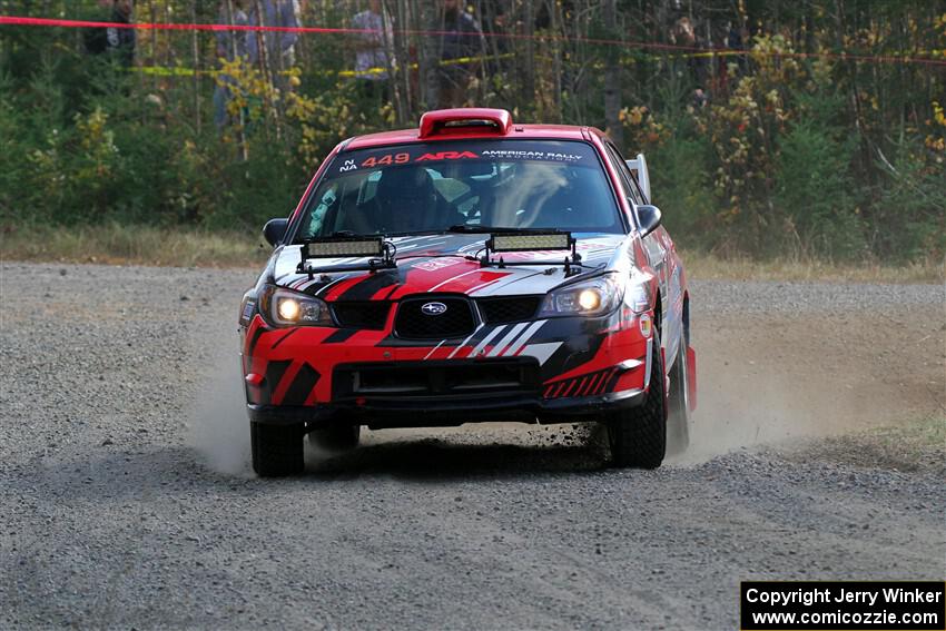 Andrew Layton / Joe Layton Subaru Impreza on SS1, Al's Playground I.