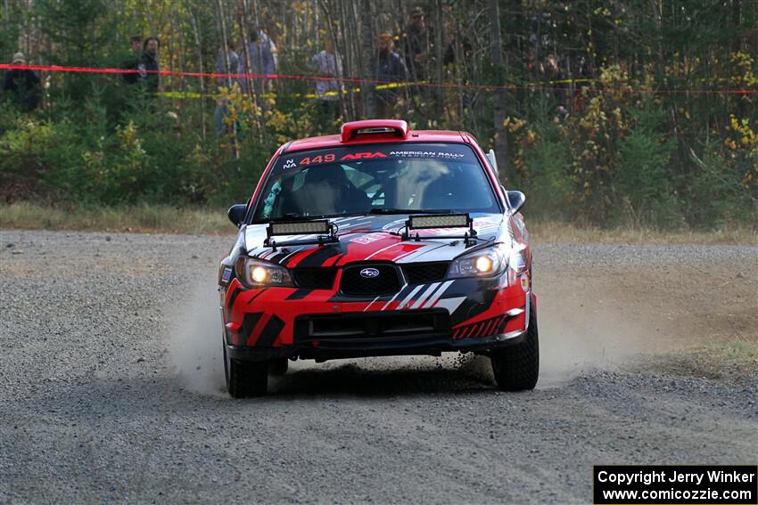 Andrew Layton / Joe Layton Subaru Impreza on SS1, Al's Playground I.