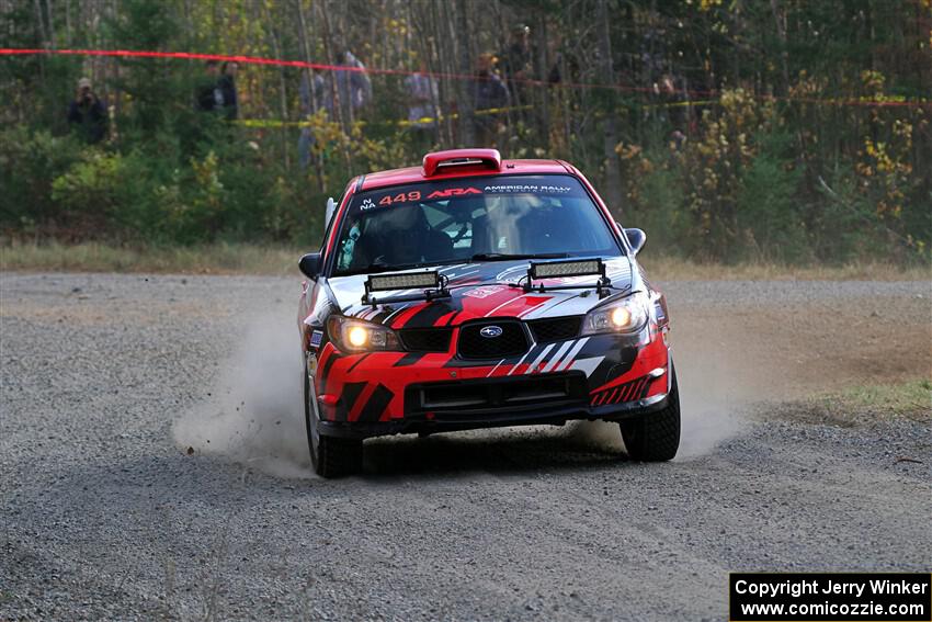 Andrew Layton / Joe Layton Subaru Impreza on SS1, Al's Playground I.