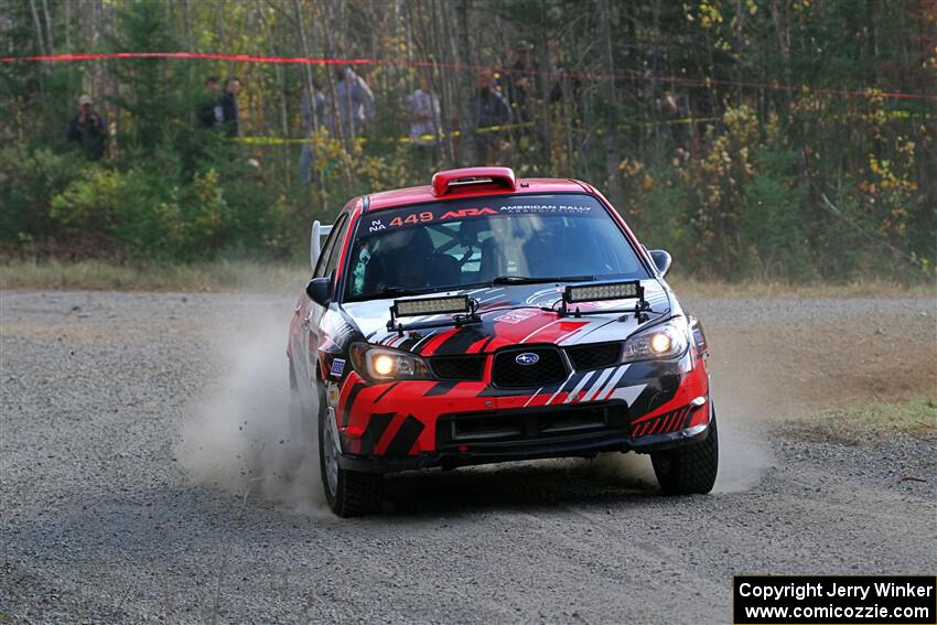 Andrew Layton / Joe Layton Subaru Impreza on SS1, Al's Playground I.