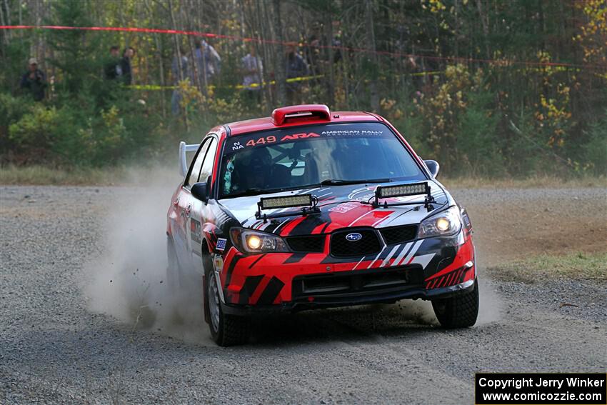 Andrew Layton / Joe Layton Subaru Impreza on SS1, Al's Playground I.