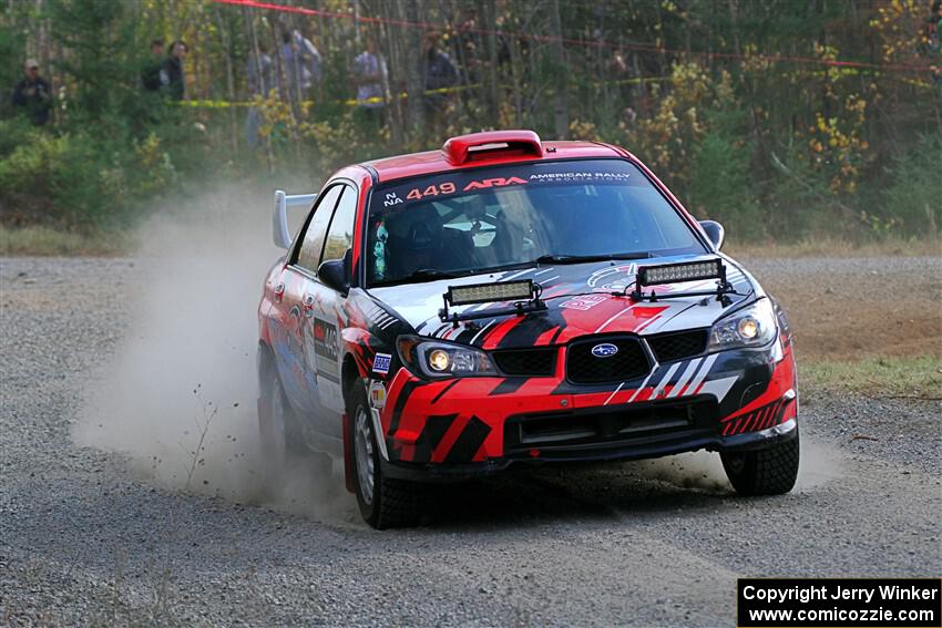 Andrew Layton / Joe Layton Subaru Impreza on SS1, Al's Playground I.