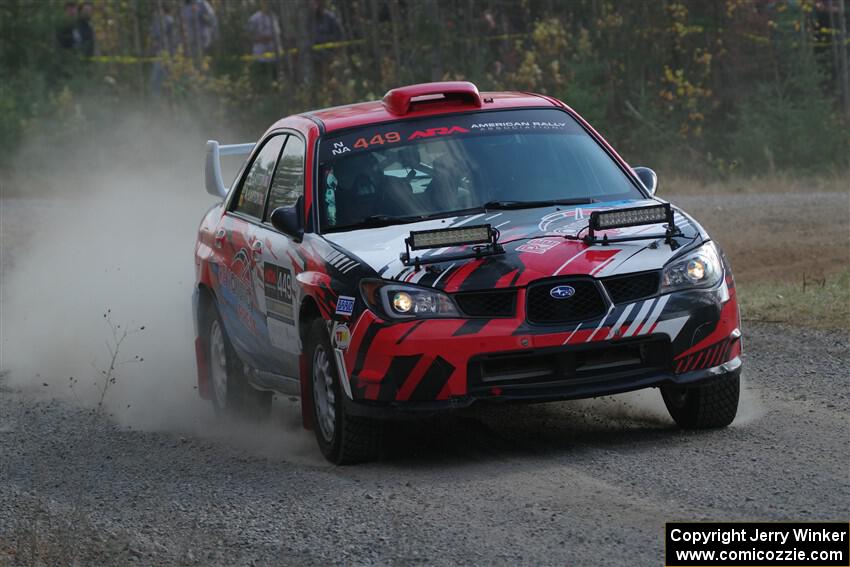 Andrew Layton / Joe Layton Subaru Impreza on SS1, Al's Playground I.