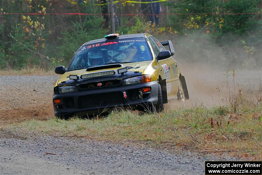 Sean Costello / Steve Blomquist-Scanlan Subaru Impreza 2.5RS on SS1, Al's Playground I.