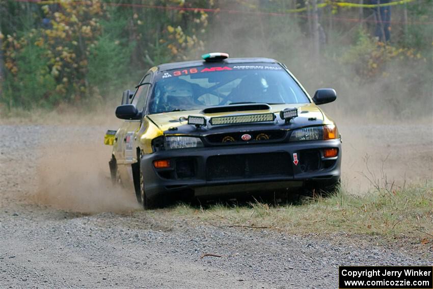 Sean Costello / Steve Blomquist-Scanlan Subaru Impreza 2.5RS on SS1, Al's Playground I.