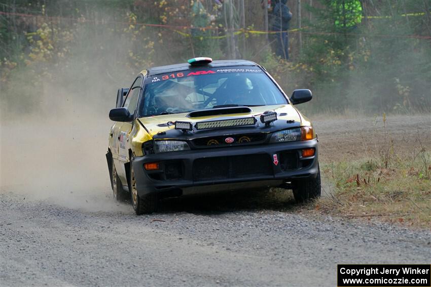 Sean Costello / Steve Blomquist-Scanlan Subaru Impreza 2.5RS on SS1, Al's Playground I.