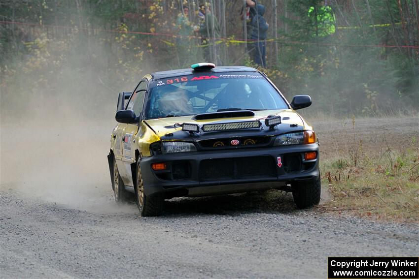 Sean Costello / Steve Blomquist-Scanlan Subaru Impreza 2.5RS on SS1, Al's Playground I.