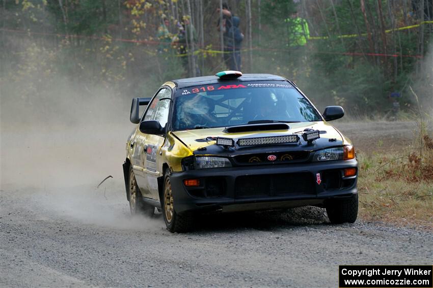 Sean Costello / Steve Blomquist-Scanlan Subaru Impreza 2.5RS on SS1, Al's Playground I.