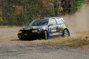 Chase Blakely / Mike Callaway VW GTI GTX on SS1, Al's Playground I.