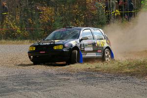 Chase Blakely / Mike Callaway VW GTI GTX on SS1, Al's Playground I.