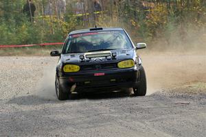 Chase Blakely / Mike Callaway VW GTI GTX on SS1, Al's Playground I.