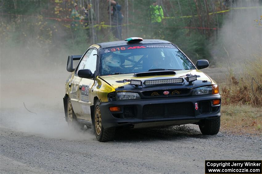 Sean Costello / Steve Blomquist-Scanlan Subaru Impreza 2.5RS on SS1, Al's Playground I.