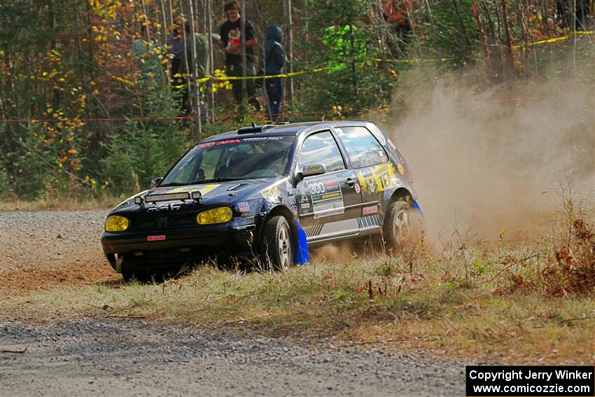 Chase Blakely / Mike Callaway VW GTI GTX on SS1, Al's Playground I.