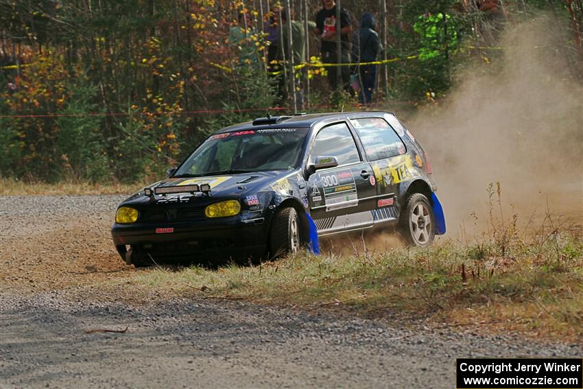 Chase Blakely / Mike Callaway VW GTI GTX on SS1, Al's Playground I.