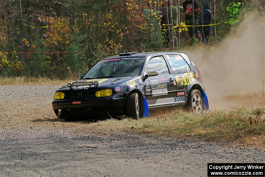 Chase Blakely / Mike Callaway VW GTI GTX on SS1, Al's Playground I.