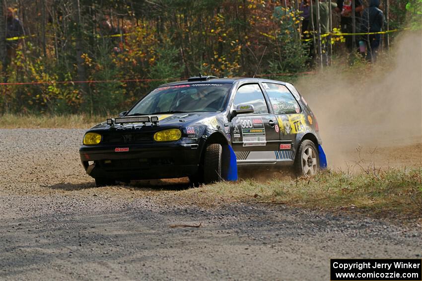 Chase Blakely / Mike Callaway VW GTI GTX on SS1, Al's Playground I.