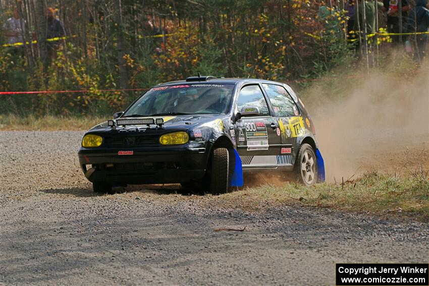 Chase Blakely / Mike Callaway VW GTI GTX on SS1, Al's Playground I.