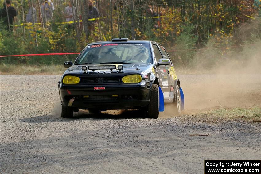 Chase Blakely / Mike Callaway VW GTI GTX on SS1, Al's Playground I.