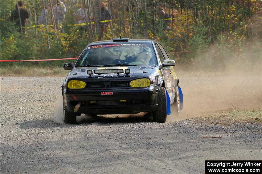 Chase Blakely / Mike Callaway VW GTI GTX on SS1, Al's Playground I.