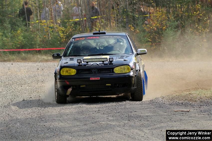 Chase Blakely / Mike Callaway VW GTI GTX on SS1, Al's Playground I.