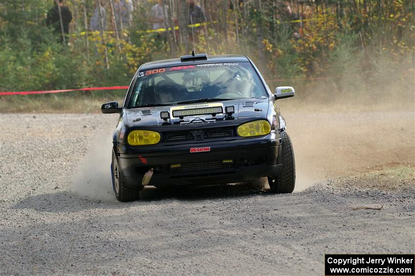 Chase Blakely / Mike Callaway VW GTI GTX on SS1, Al's Playground I.