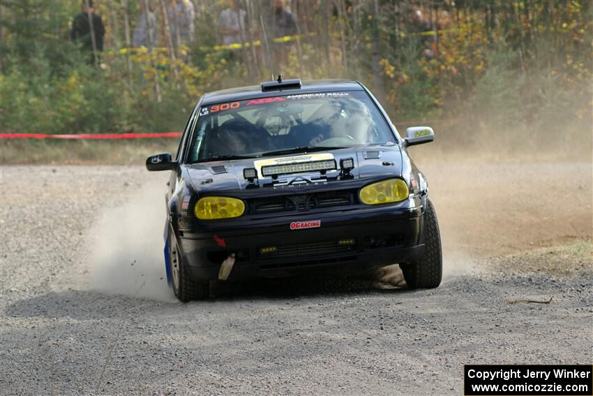 Chase Blakely / Mike Callaway VW GTI GTX on SS1, Al's Playground I.