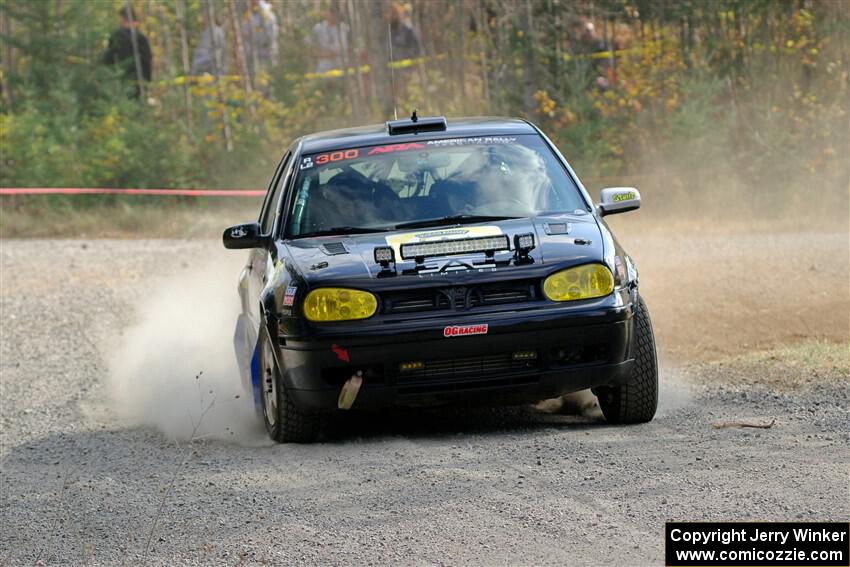 Chase Blakely / Mike Callaway VW GTI GTX on SS1, Al's Playground I.