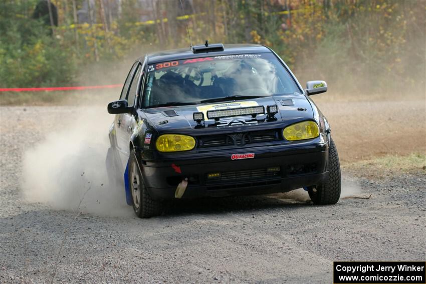 Chase Blakely / Mike Callaway VW GTI GTX on SS1, Al's Playground I.