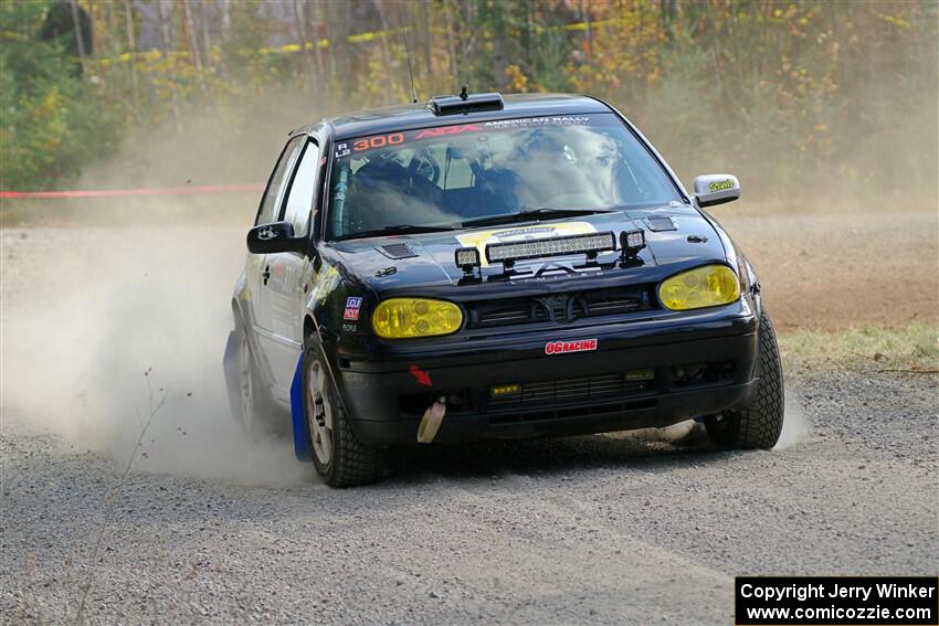 Chase Blakely / Mike Callaway VW GTI GTX on SS1, Al's Playground I.