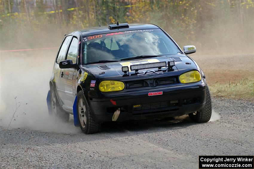 Chase Blakely / Mike Callaway VW GTI GTX on SS1, Al's Playground I.