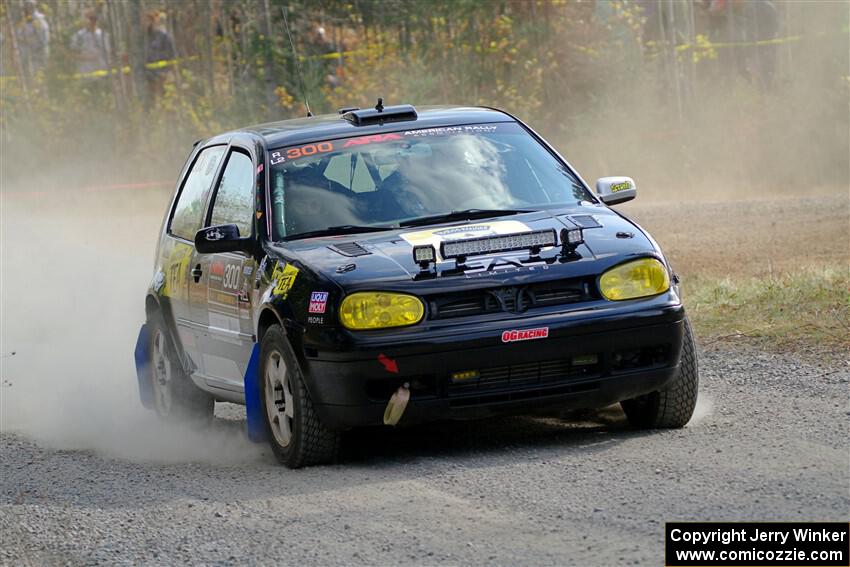 Chase Blakely / Mike Callaway VW GTI GTX on SS1, Al's Playground I.