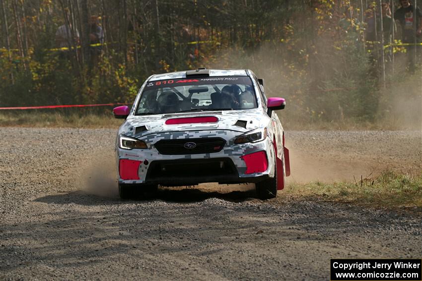 Brad Hayosh / Neil Moser Subaru WRX STi on SS1, Al's Playground I.