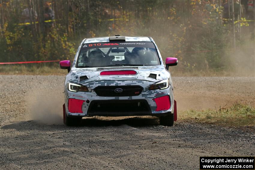 Brad Hayosh / Neil Moser Subaru WRX STi on SS1, Al's Playground I.