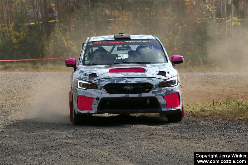 Brad Hayosh / Neil Moser Subaru WRX STi on SS1, Al's Playground I.