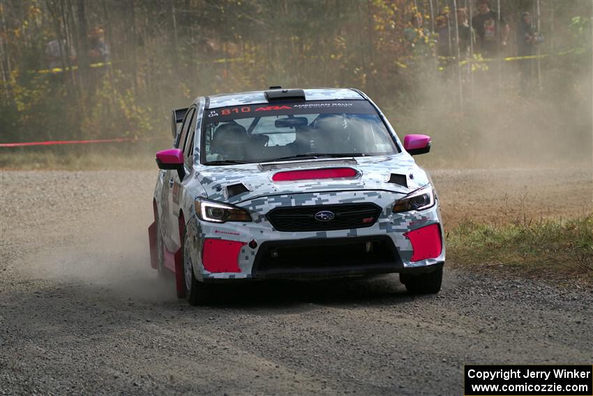 Brad Hayosh / Neil Moser Subaru WRX STi on SS1, Al's Playground I.