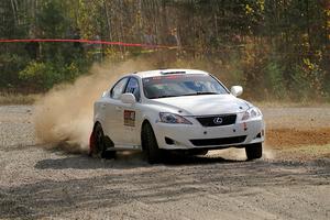 John Barnett / Matt Vaught Lexus IS250 on SS1, Al's Playground I.