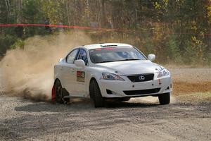 John Barnett / Matt Vaught Lexus IS250 on SS1, Al's Playground I.