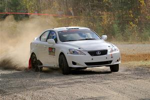 John Barnett / Matt Vaught Lexus IS250 on SS1, Al's Playground I.