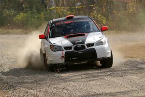 Jason Cook / Maggie Tu Subaru WRX on SS1, Al's Playground I.