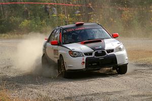 Jason Cook / Maggie Tu Subaru WRX on SS1, Al's Playground I.