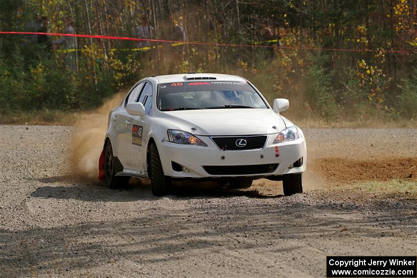 John Barnett / Matt Vaught Lexus IS250 on SS1, Al's Playground I.