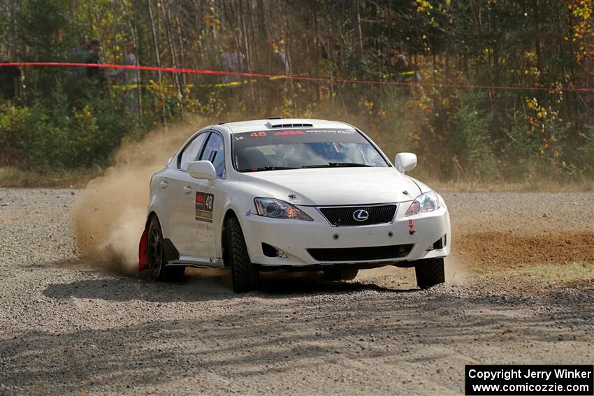 John Barnett / Matt Vaught Lexus IS250 on SS1, Al's Playground I.