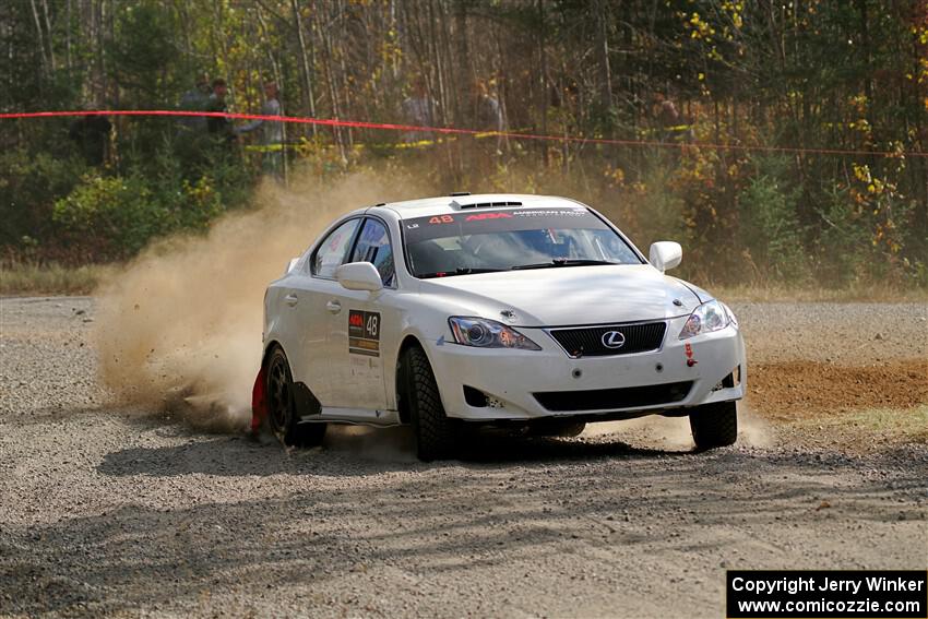 John Barnett / Matt Vaught Lexus IS250 on SS1, Al's Playground I.