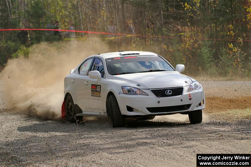 John Barnett / Matt Vaught Lexus IS250 on SS1, Al's Playground I.