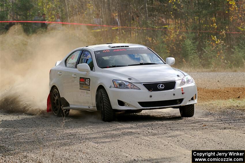 John Barnett / Matt Vaught Lexus IS250 on SS1, Al's Playground I.