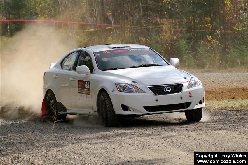 John Barnett / Matt Vaught Lexus IS250 on SS1, Al's Playground I.