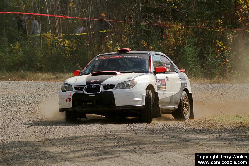 Jason Cook / Maggie Tu Subaru WRX on SS1, Al's Playground I.